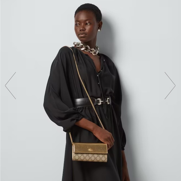 Gucci GG MARMONT BI-COLOR CHAIN WALLET - Picture 10 of 13